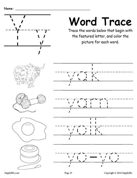 Letter Y Tracing Worksheets Preschool Premium Vector Letter Y