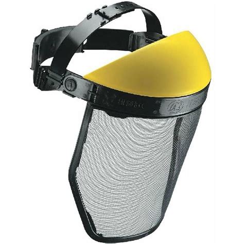 Visiera In Rete Maschera Protettiva Viso Occhi Casco Tagliaerba