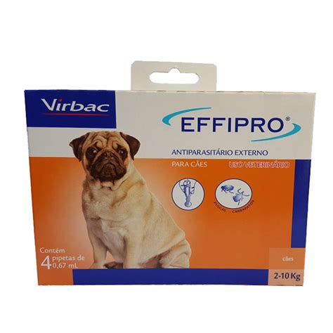 Effipro Cães Até 10 Kg Combo 4 pipetas Virbac Submarino