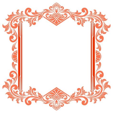 Premium Vector Classic Ornament Frame For Wedding Vector Illustration