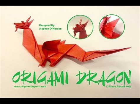 How to fold chinese dragon chinese dragon origami tutorial by hoang ...