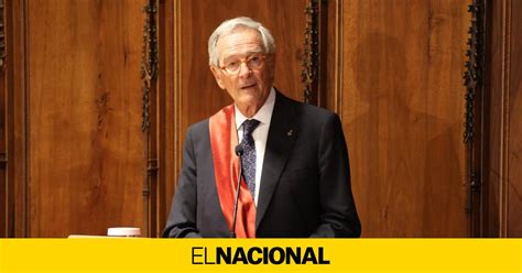 Xavier Trias Acusa A Jaume Collboni De No Tener Palabra Hace