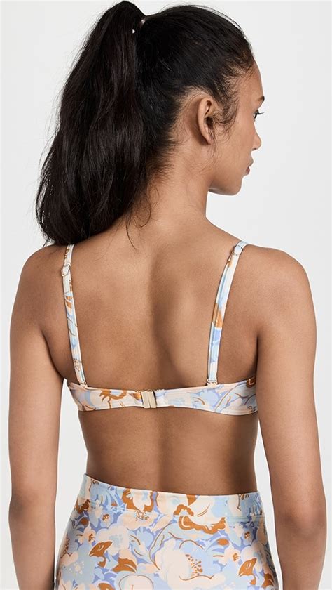 MINKPINK Lumi Tie Front Bandeau Bikini Top SHOPBOP