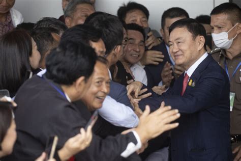 Former Thai Leader Thaksin Goes To Jail As Political Party Linked To ...