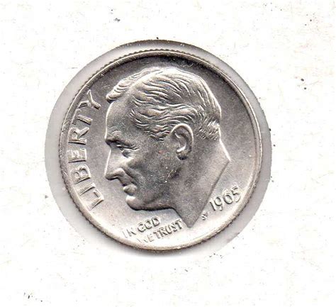 1965 P Roosevelt Dime For Sale Buy Now Online Item 26984