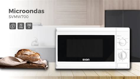 Microondas Blanco De 20L De Svan SVMW700 YouTube