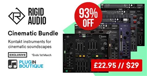 Rigid Audio S Creative Cinematic Kontakt Bundles Up To 94 OFF