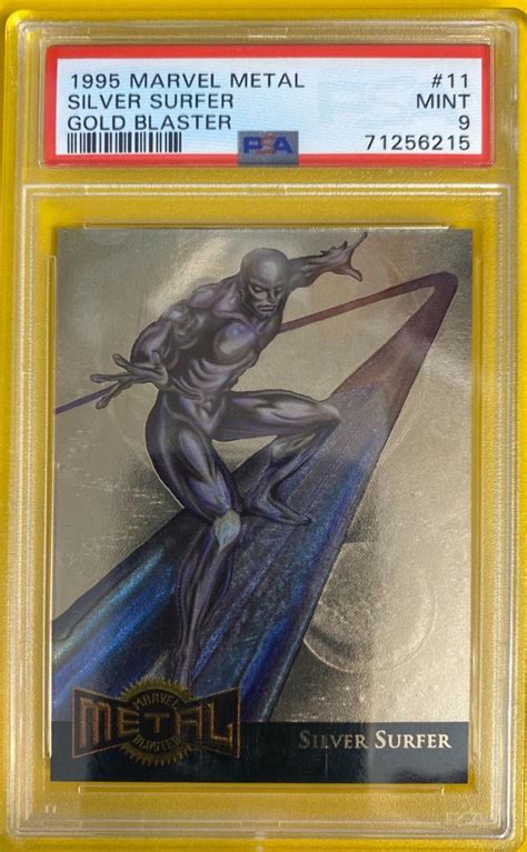 Silver Surfer Gold 11 Prices Marvel 1995 Metal Blaster Marvel Cards