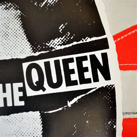 Sex Pistols Original God Save The Queen Promotional Poster At 1stdibs God Save The Queen