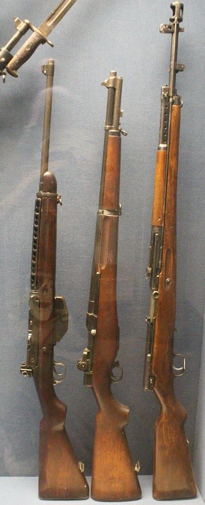 Us Pedersen Carbine Us Garand Rifle Soviet Siminov Rif Flickr