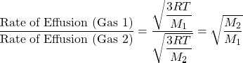 Molecular Effusion and Diffusion – Introductory Chemistry, 1st Canadian ...