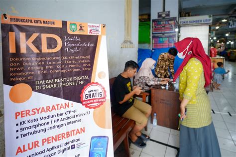 Kejar Target Dukcapil Kota Madiun Buka Layanan Instal Ikd Di Pasar