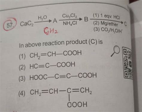 In Above Reaction Product C Is Filo