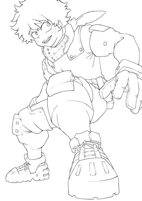 Dibujos De Deku Para Colorear 70 Dibujos Para Colorear