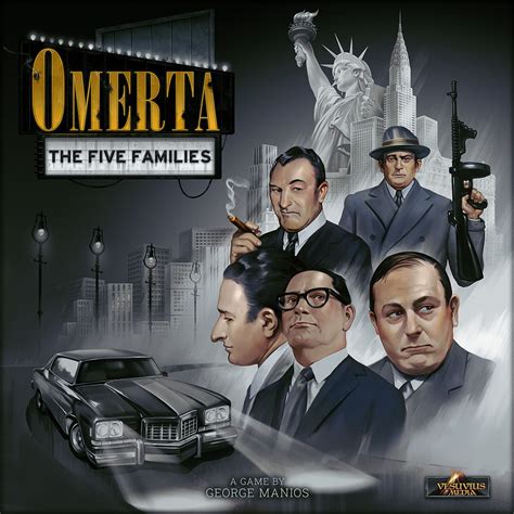 Buy Ks Omertà The Five Families Deluxe Edition Only At Board Games