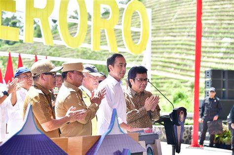 Presiden Jokowi Resmikan Bendungan Ameroro Kendaripos