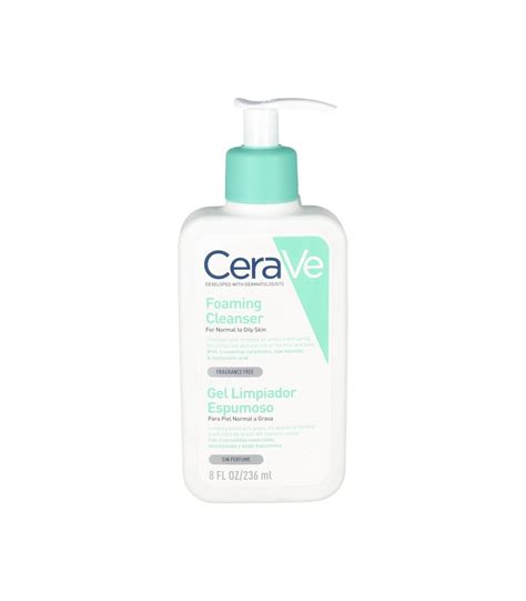 CERAVE GEL LIMPIADOR ESPUMOSO 236 ML