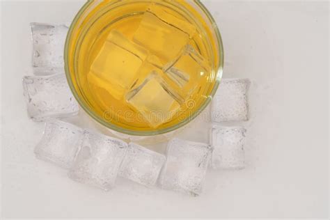 Whiskey in the Rocks, Glass of Whiskey with Ice Cubes Stock Image - Image of dark, beverages ...