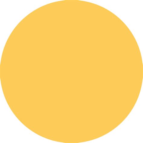 🟡 Yellow Circle on Twitter / X Twemoji 15.0.1