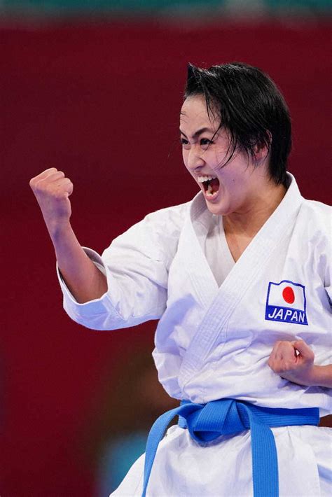 ＜東京五輪・空手＞女子形決勝で、演武をする清水希容（撮影・小海途 良幹） ― スポニチ Sponichi Annex スポーツ