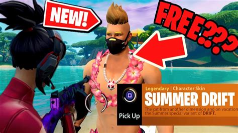 New How To Get The Summer Drift Skin For Free In Fortnite Battle Royale New Easter Egg