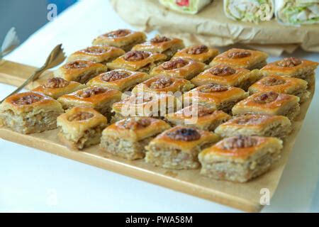 Azerbaijan baklava. Traditional Azerbaijan dessert baklava. Sweet ...