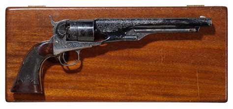 Bonhams A Deluxe Cased And Factory Engraved Colt Model 1860 Army