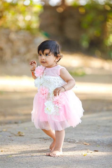 Cute Indian baby girl stock image. Image of adorable - 150327467