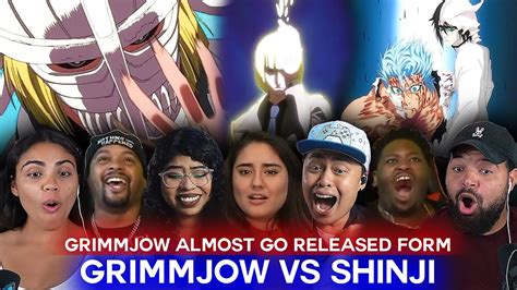 Shinji Vs Grimmjow Bleach Ep Reaction Highlights Youtube