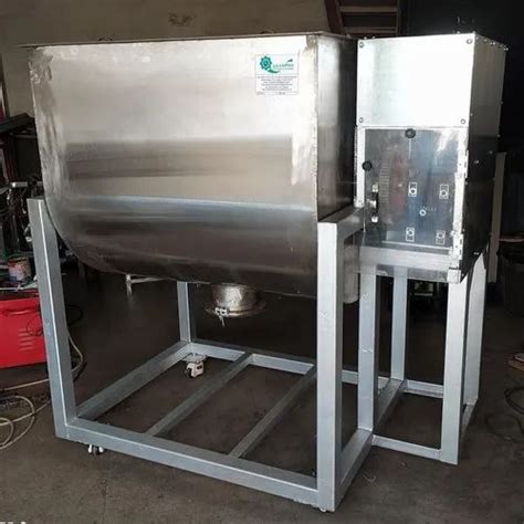 U Shape Ss Ribbon Blender Mixer Machine Capacity 200 300 Kg Batch