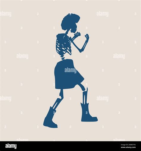 Halloween human skeleton Stock Vector Image & Art - Alamy