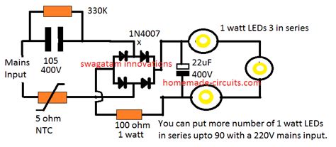 Led Bulb Schematic Diagram