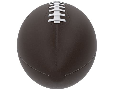 American football ball isolated on background. 3d rendering ...