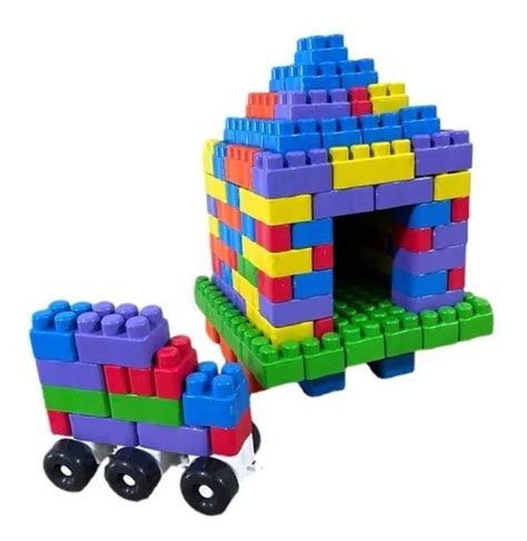 Kit Multiblocos Blocos De Montar Infantil Mega 105 Peças MercadoLivre