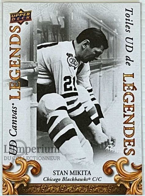 Cl Stan Mikita Canvas Legends Hockey Card