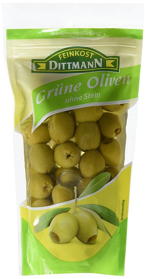 Feinkost Dittmann Gr Ne Oliven Ohne Stein Er Pack X G