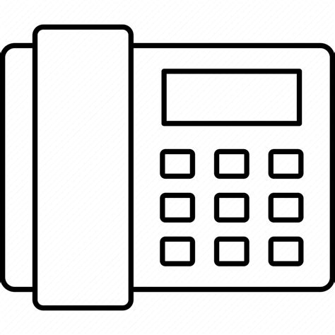 Fax Landline Receiver Telephone Icon Download On Iconfinder