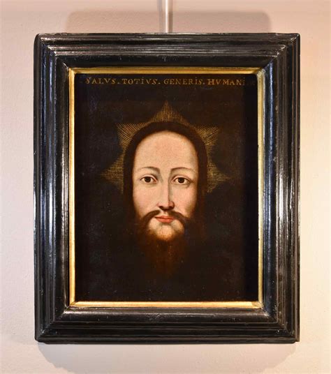 Volto Di Cristo Come Salvator Mundi Pittore Fiammingo 500 AnticSwiss