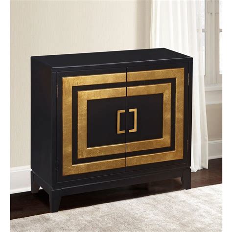 Pulaski Furniture Black and Gold Storage Cabinet-DS-2536-850-1 - The ...