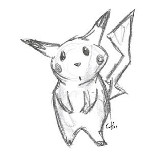 chris harrington: Pikachu Sketches