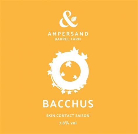 Bacchus Skin Contact Saison Ampersand Brew Co Untappd