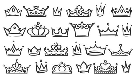 Royal Crown Silhouette King Crowns Majestic Coronet And Luxury Tiara