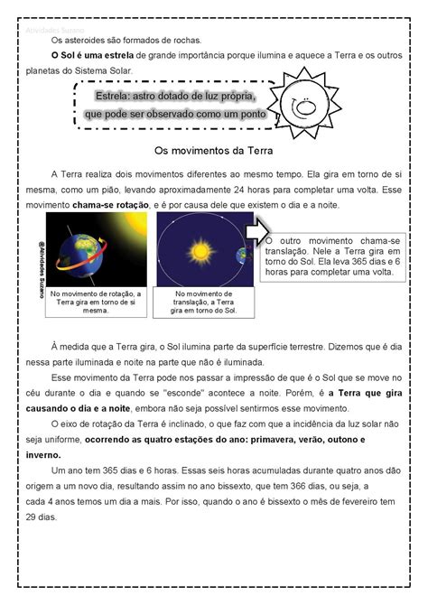 3º Ano A Terra E O Universo Em Pdf