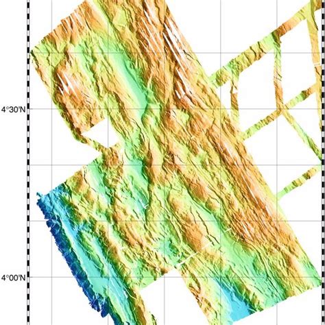 Bathymetry map result | Download Scientific Diagram