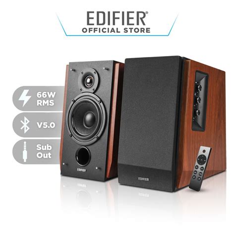 Edifier R Bts Active Bookshelf Speaker With Bluetooth