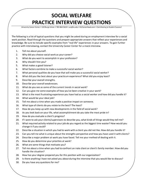 Social Worker Interview Questions And Answers Top 20 Social