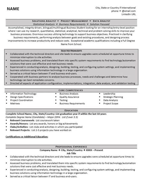 Resume Templates Graduate School 6 Professional Templates Professional Templates