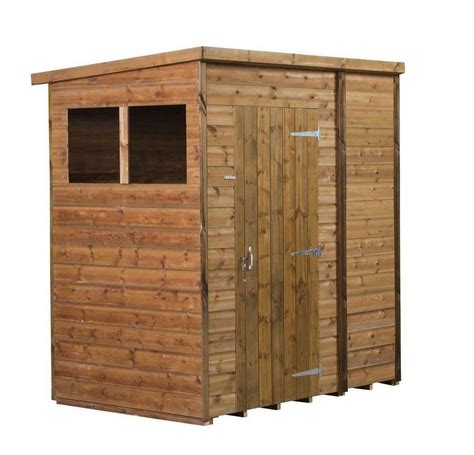 Empire Pent Shed Shiplap Tongue And Groove 6x4 With Windows