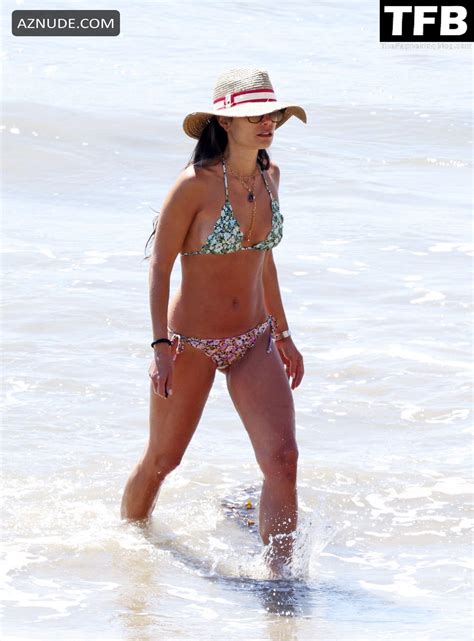 Jordana Brewster Sexy Seen Flaunting Her Hot Figure Wearing A Bikini In Santa Barbara AZNude