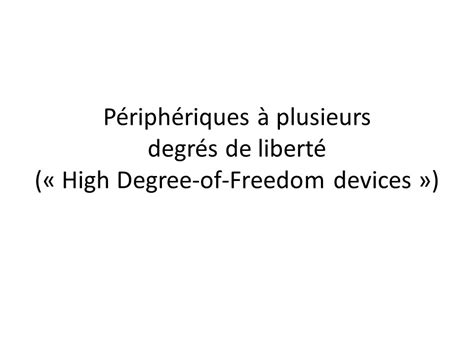 L’interaction Les Périphériques D’entrée Styles D’interaction Techniques D’interaction Et Les